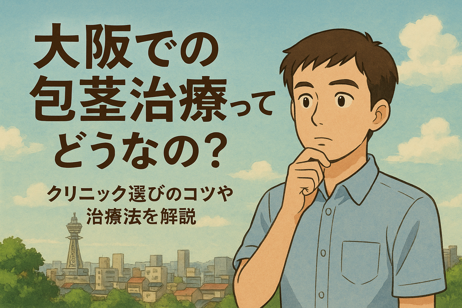 大阪での包茎治療ってどうなの？クリニック選びのコツや治療法を解説
